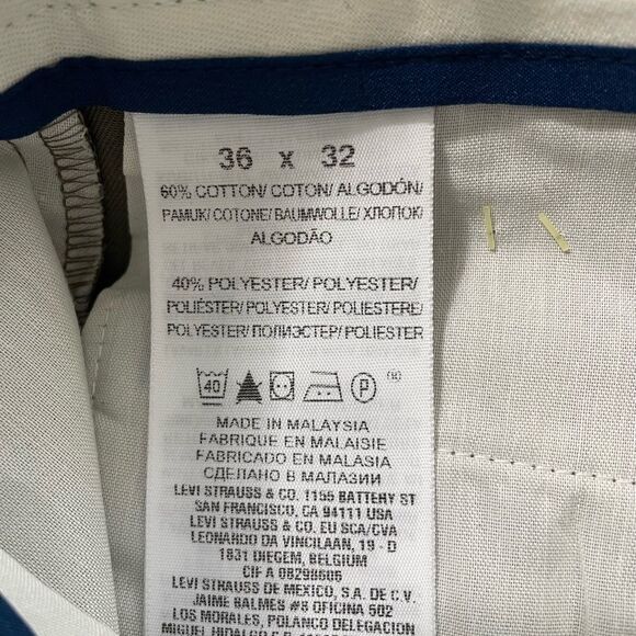 Dockers Easy Khaki Classic Fit Flat Front Pants Men’s Sz 36x32 (Umber) - Picture 7 of 8